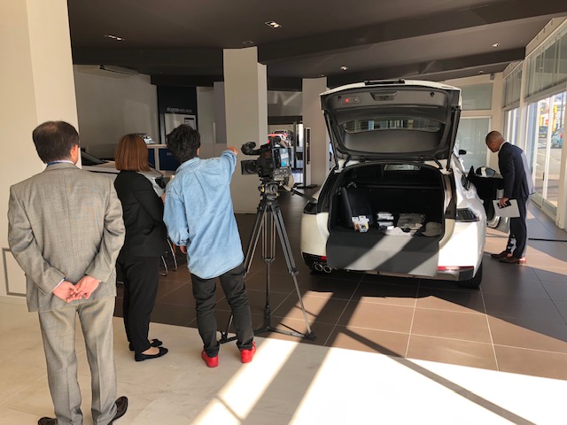 テレビ番組の収録がありました。