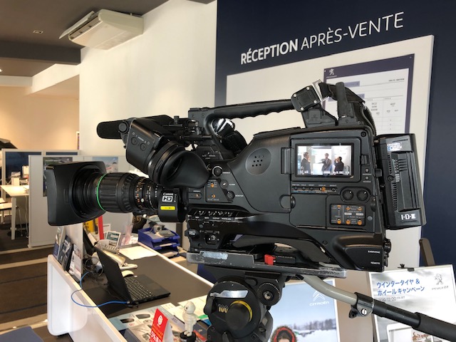 テレビ番組の収録がありました。